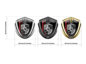 Porsche Emblemi Metal Custom Disegno Max Robusto